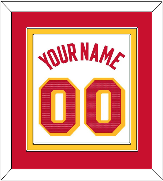 Atlanta Name & Number - White Association - Signature Tier 3