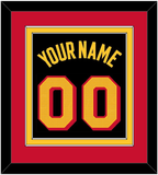 Atlanta Name & Number - Black Statement - Double Mat 2