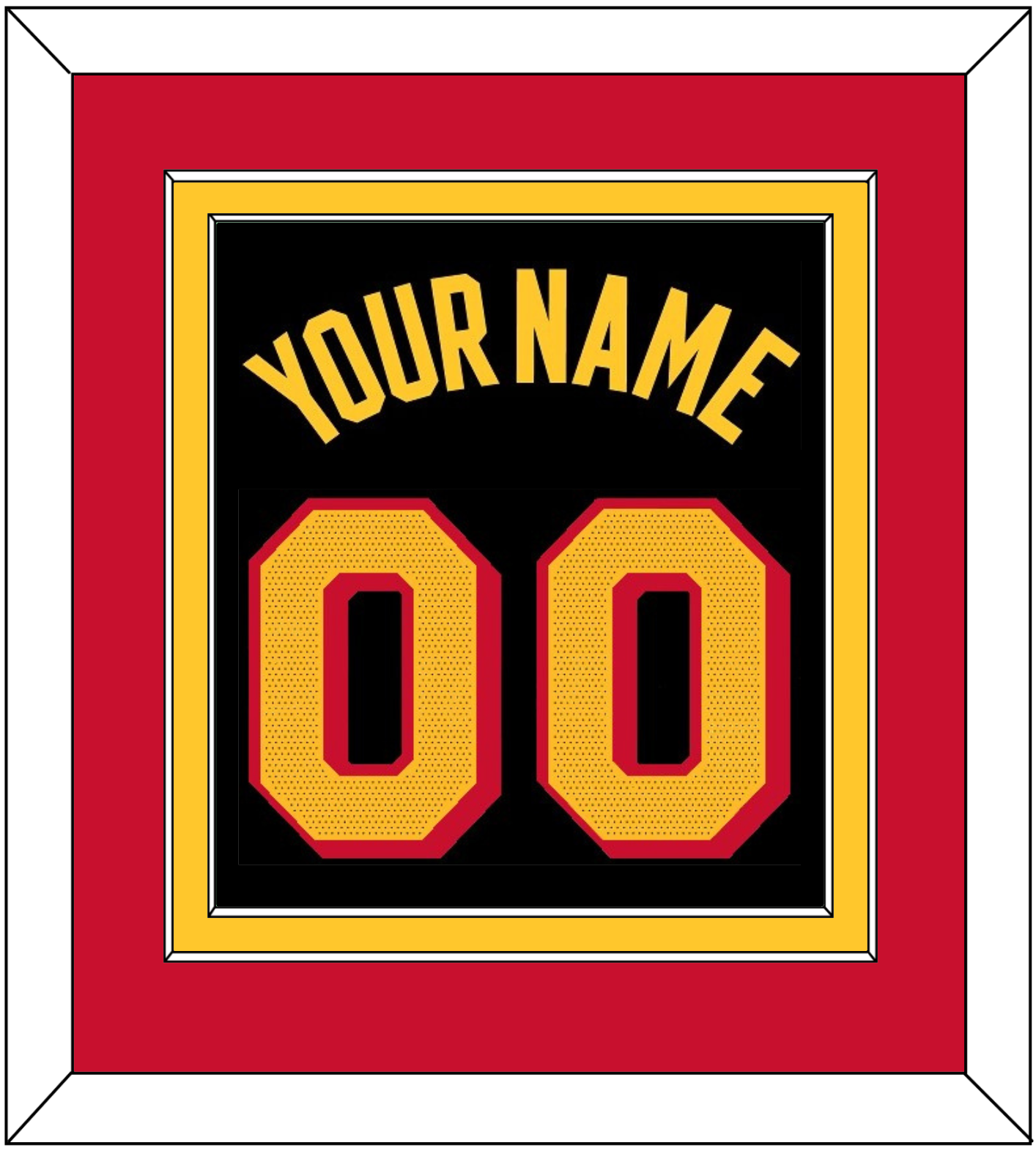 Atlanta Name & Number - Black Statement - Signature Tier 2
