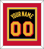 Atlanta Name & Number - Black Statement - Double Mat 2