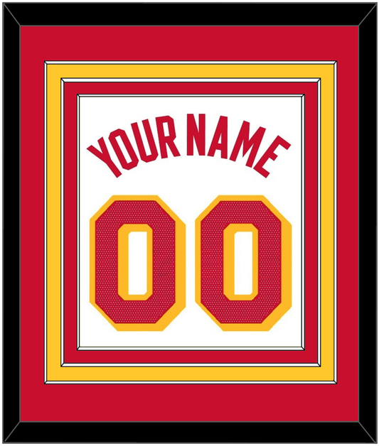 Atlanta Name & Number - White Association - Premier Tier 2