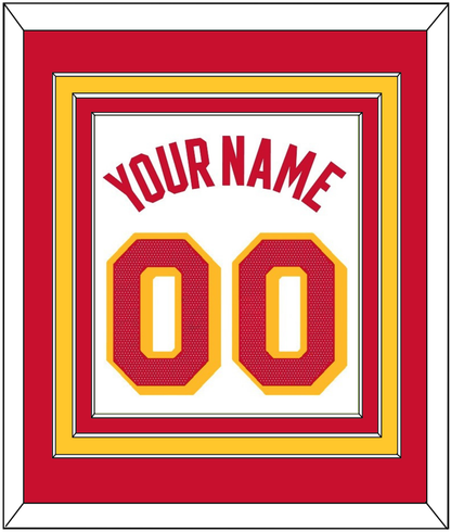 Atlanta Name & Number - White Association - Premier Tier 2