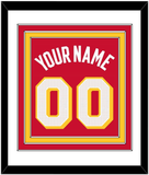Atlanta Name & Number - Red Icon - Triple Mat 1