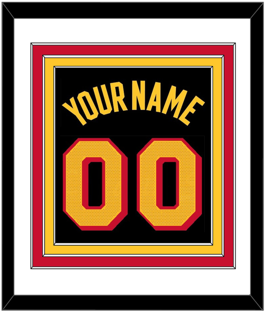 Atlanta Name & Number - Black Statement - Premier Tier 1