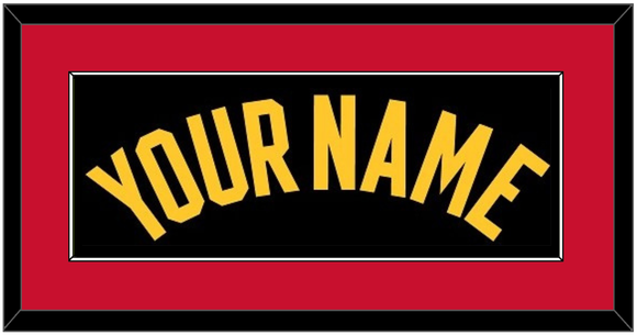 Atlanta Name - Black Statement - Single Mat 2