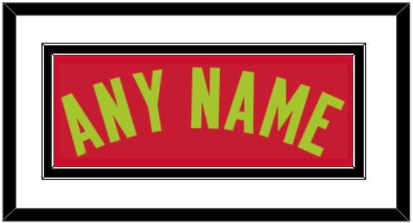 Atlanta Name - Red Icon (2015-2020) - Double Mat 1