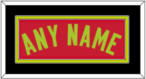 Atlanta Name - Red Icon (2015-2020) - Double Mat 2