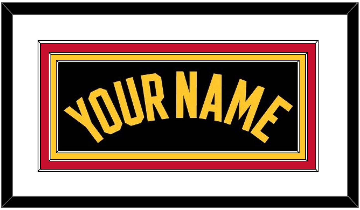 Atlanta Name - Black Statement - Premier Tier 1