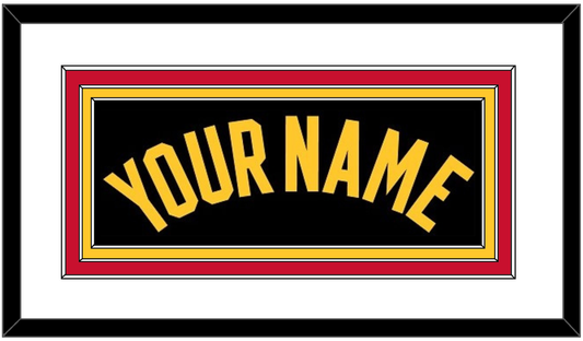 Atlanta Name - Black Statement - Premier Tier 1
