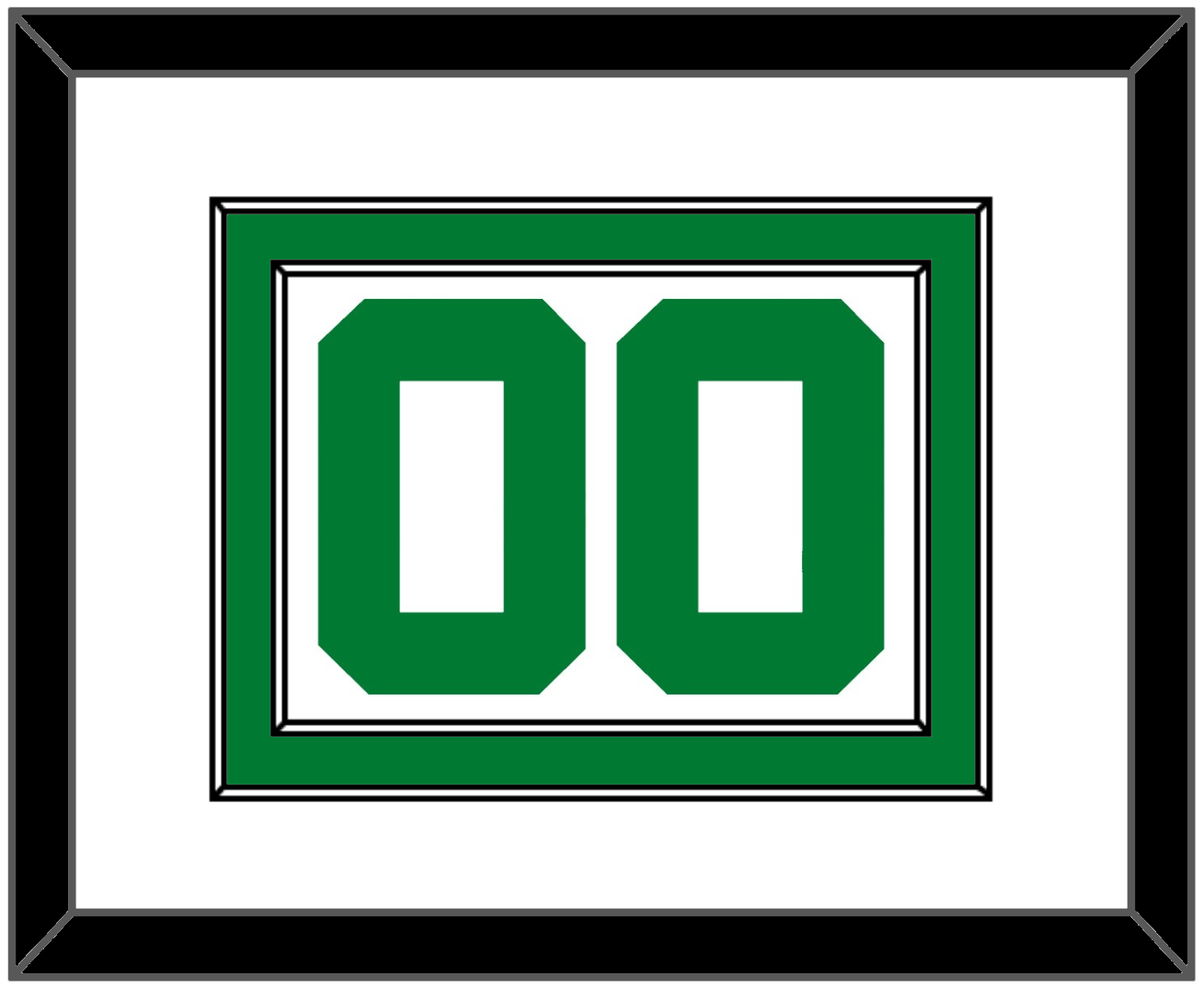 Boston Number - White Association - Signature Tier 1