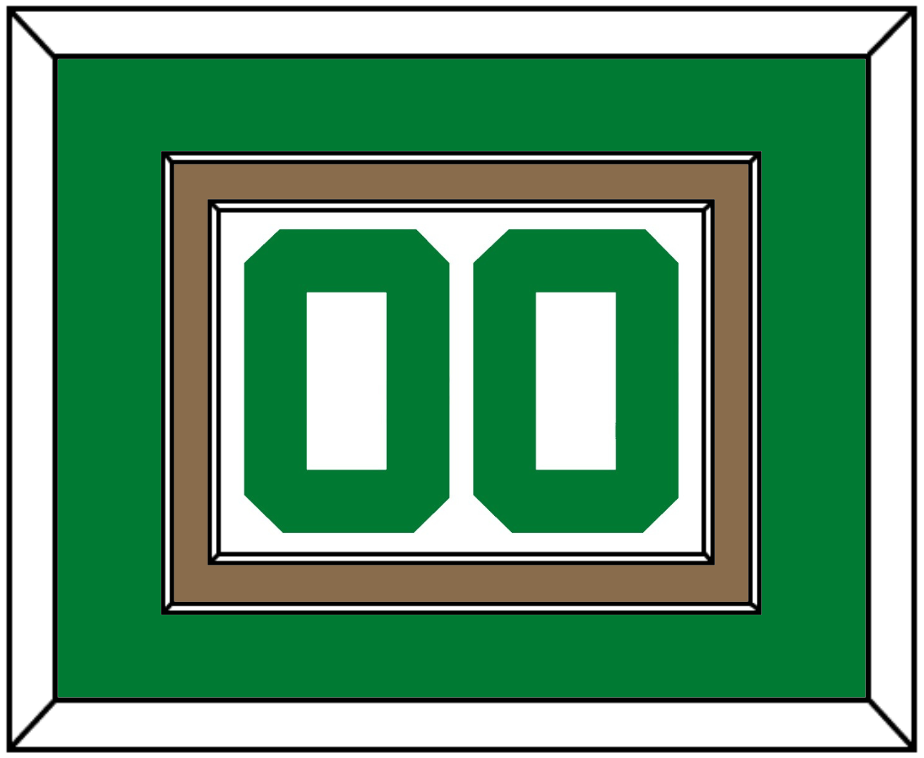 Boston Number - Home White (1972-2018) - Signature Tier 2