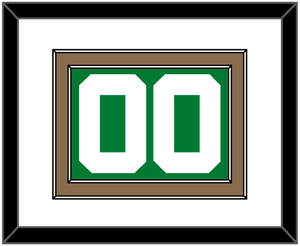 Boston Number - Green Icon - Double Mat 1