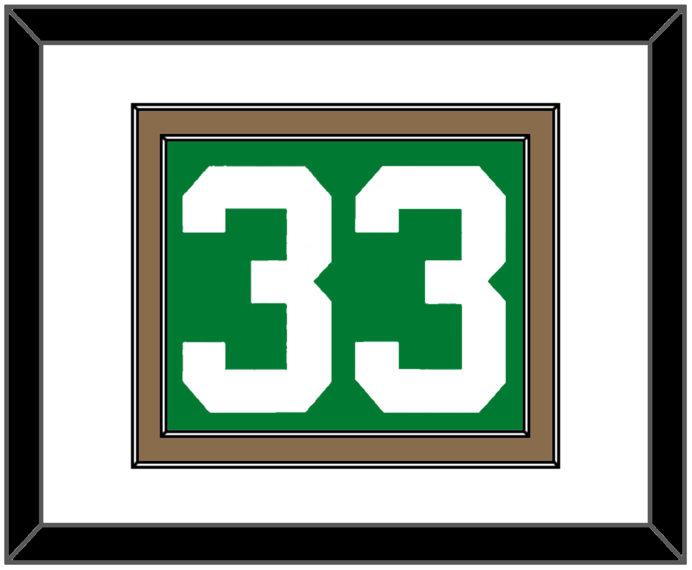 Boston Full-Size Number