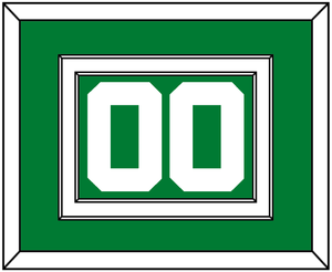 Boston Number - Green Icon - Double Mat 2