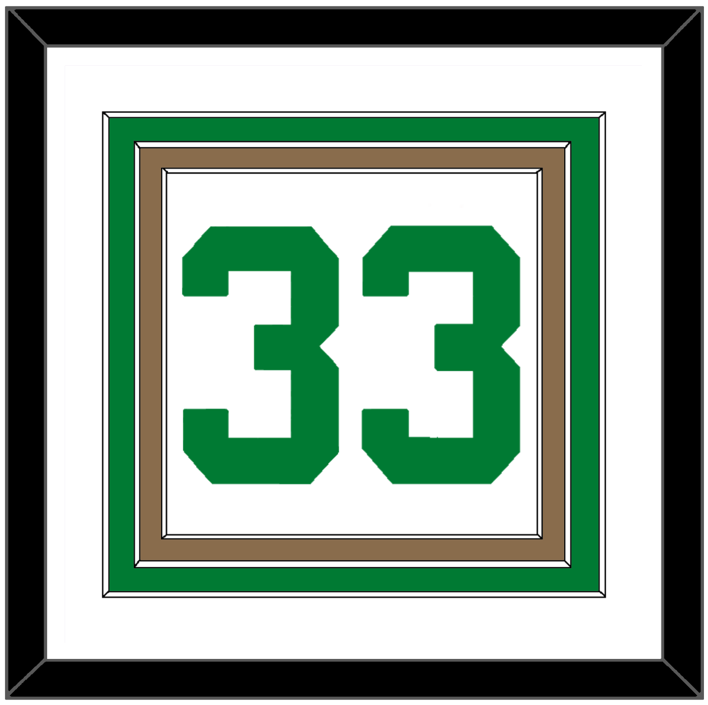 Boston Full-Size Number