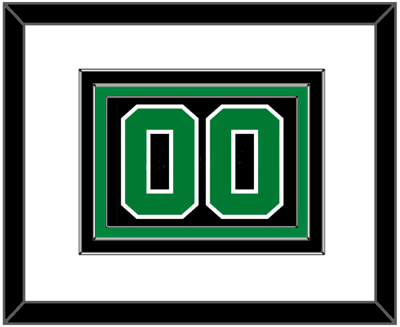 Boston Number - Black Statement - Premier Tier 1