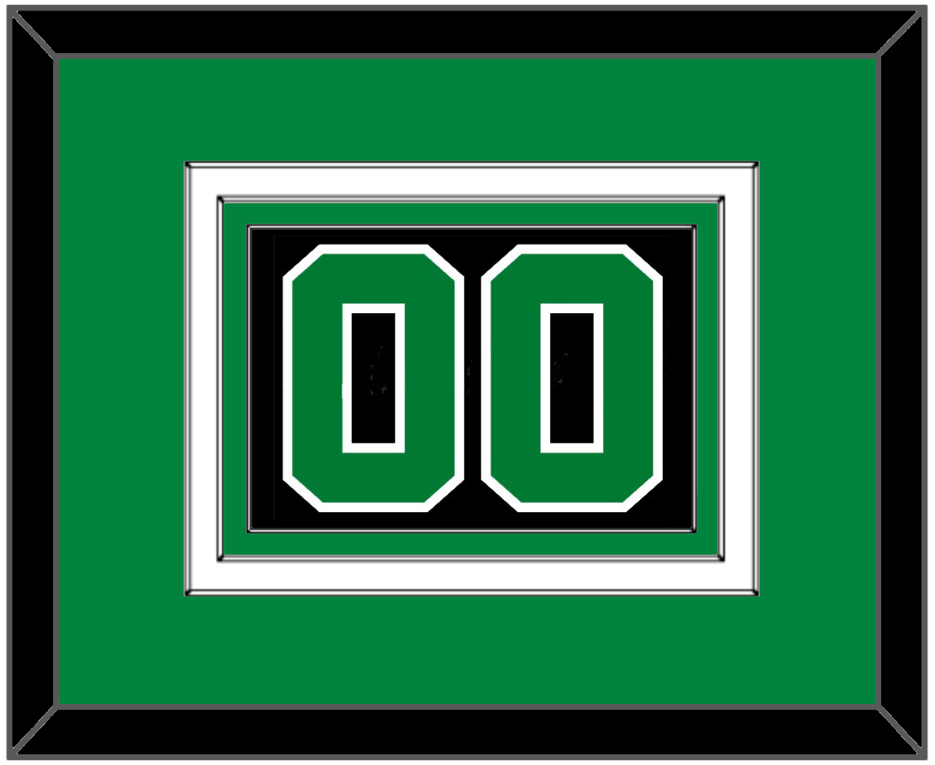 Boston Number - Black Statement - Premier Tier 2