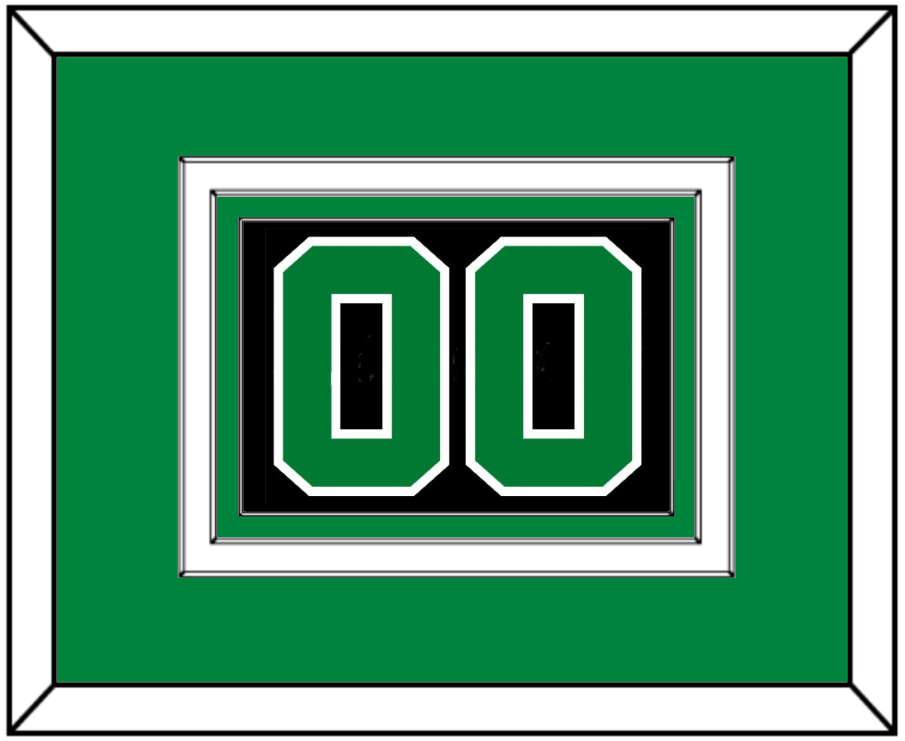 Boston Number - Black Statement - Premier Tier 2