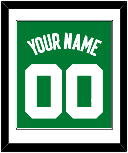 Boston Name & Number - Green Icon - Essential Tier 1