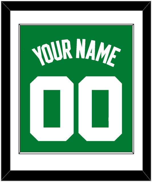 Boston Name & Number - Green Icon - Essential Tier 1