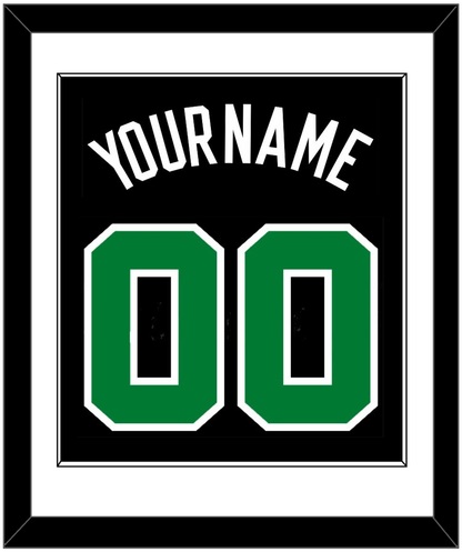 Boston Name & Number - Black Statement - Essential Tier 1