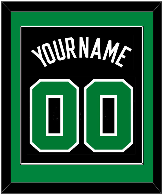 Boston Name & Number - Black Statement - Essential Tier 2