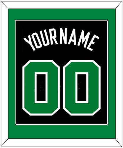 Boston Name & Number - Black Statement - Essential Tier 2