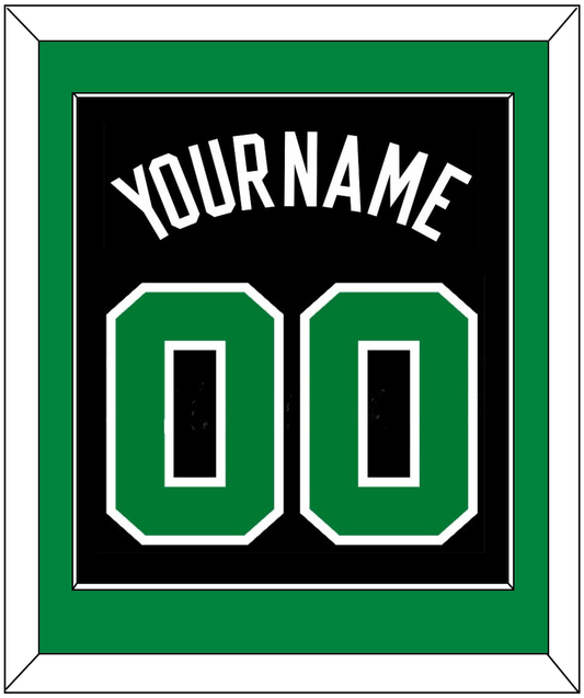 Boston Name & Number - Black Statement - Essential Tier 2
