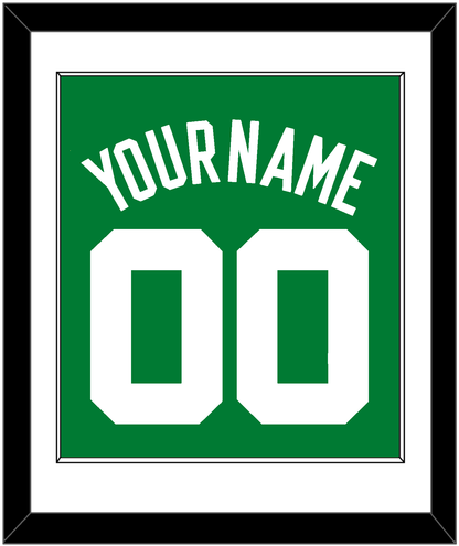 Boston Name & Number - Road Green (1972-2018) - Essential Tier 1