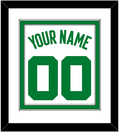 Boston Name & Number - White Association - Signature Tier 1