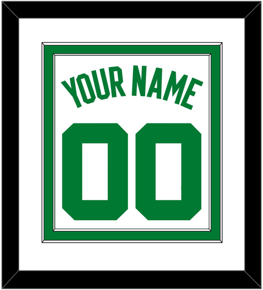 Boston Name & Number - White Association - Signature Tier 1