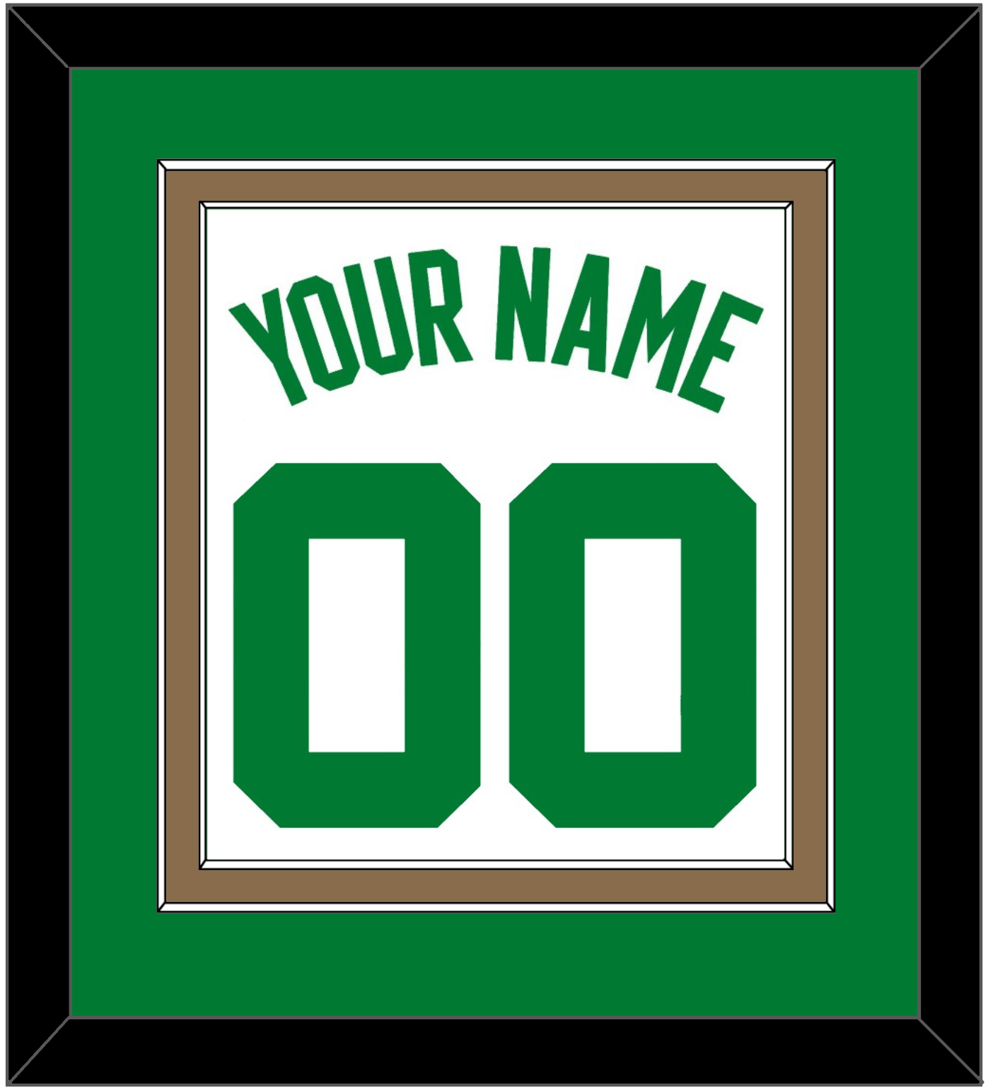 Boston Name & Number - Home White (1972-2018) - Signature Tier 2