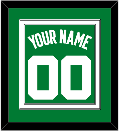 Boston Name & Number - Green Icon - Signature Tier 2