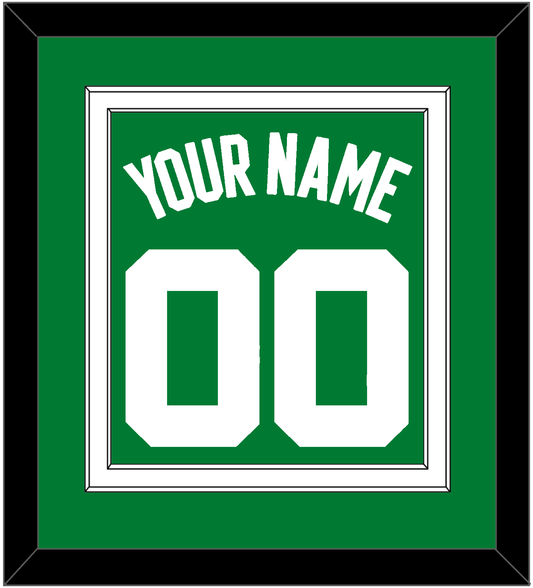 Boston Name & Number - Green Icon - Signature Tier 2