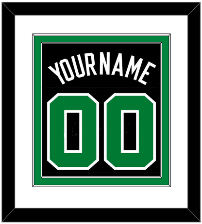 Boston Name & Number - Black Statement - Signature Tier 1