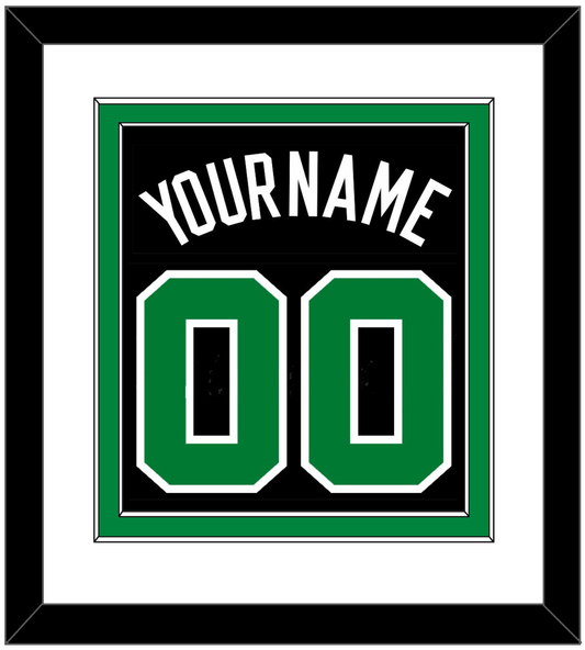 Boston Name & Number - Black Statement - Signature Tier 1