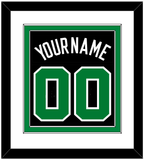 Boston Name & Number - Black Statement - Double Mat 1