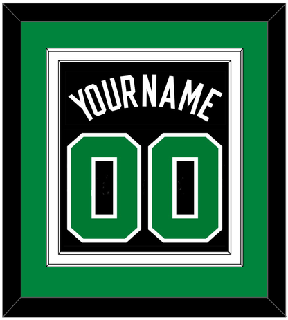 Boston Name & Number - Black Statement - Signature Tier 2
