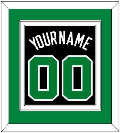 Boston Name & Number - Black Statement - Signature Tier 2