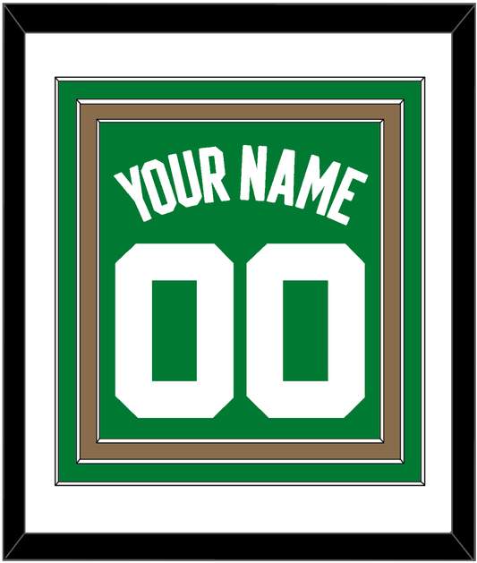 Boston Name & Number - Green Icon - Premier Tier 1