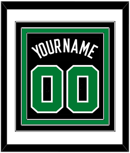 Boston Name & Number - Black Statement - Premier Tier 1