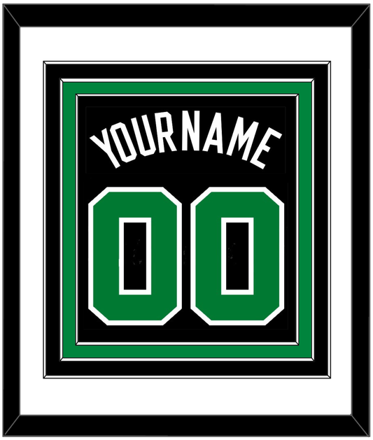 Boston Name & Number - Black Statement - Premier Tier 1