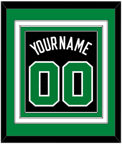 Boston Name & Number - Black Statement - Premier Tier 2
