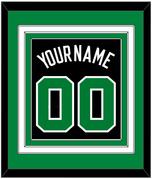 Boston Name & Number - Black Statement - Premier Tier 2