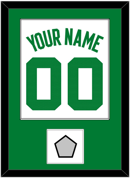 Boston Name & Number With Finals Patch - White Association - Essential Tier 1
