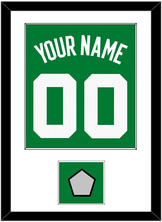 Boston Name & Number With Champions Patch - Green Icon - Essential Tier 1