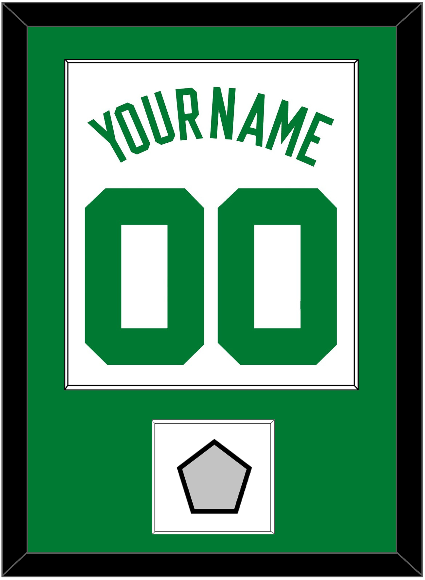 Boston Name & Number With Champions Patch - Home White (1972-2018) - Essential Tier 1