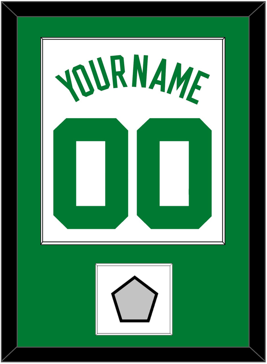 Boston Name & Number With Trophy Patch - Home White (1972-2018) - Essential Tier 1