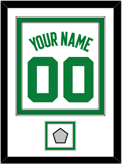 Boston Name & Number With Finals Patch - White Association - Signature Tier 1