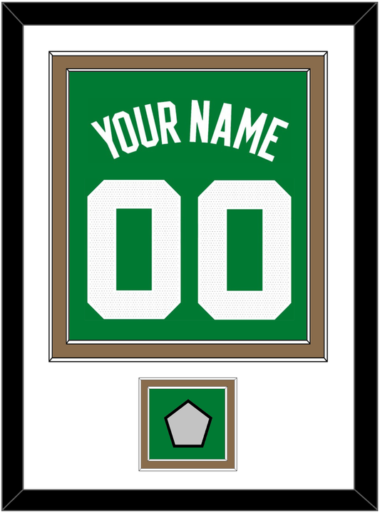 Boston Name & Number With Trophy Patch - Green Icon - Signature Tier 1